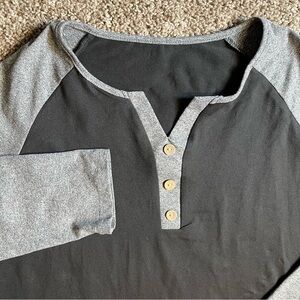 Unbranded raglan 2XL athletic pullover shirt sporty womens activewear‎ baseball